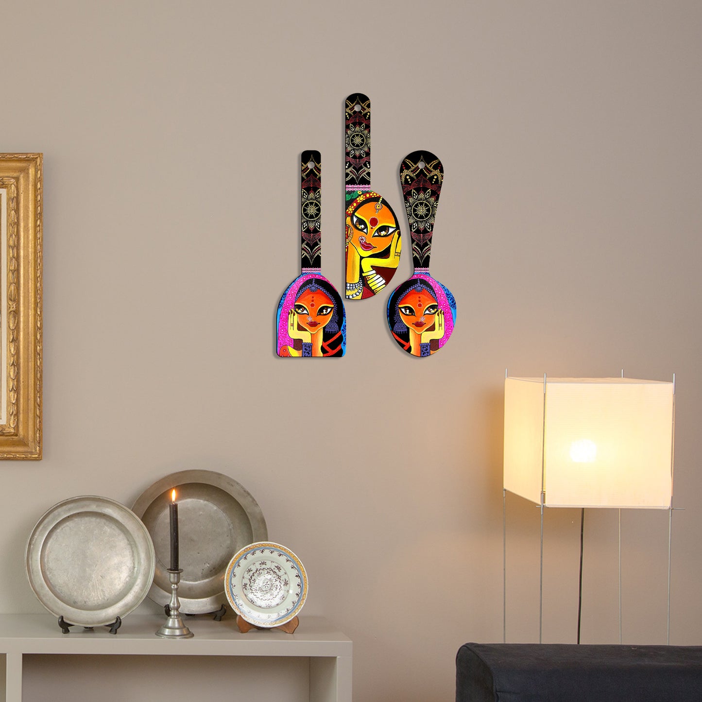 Spoon Shape Wall Hanging