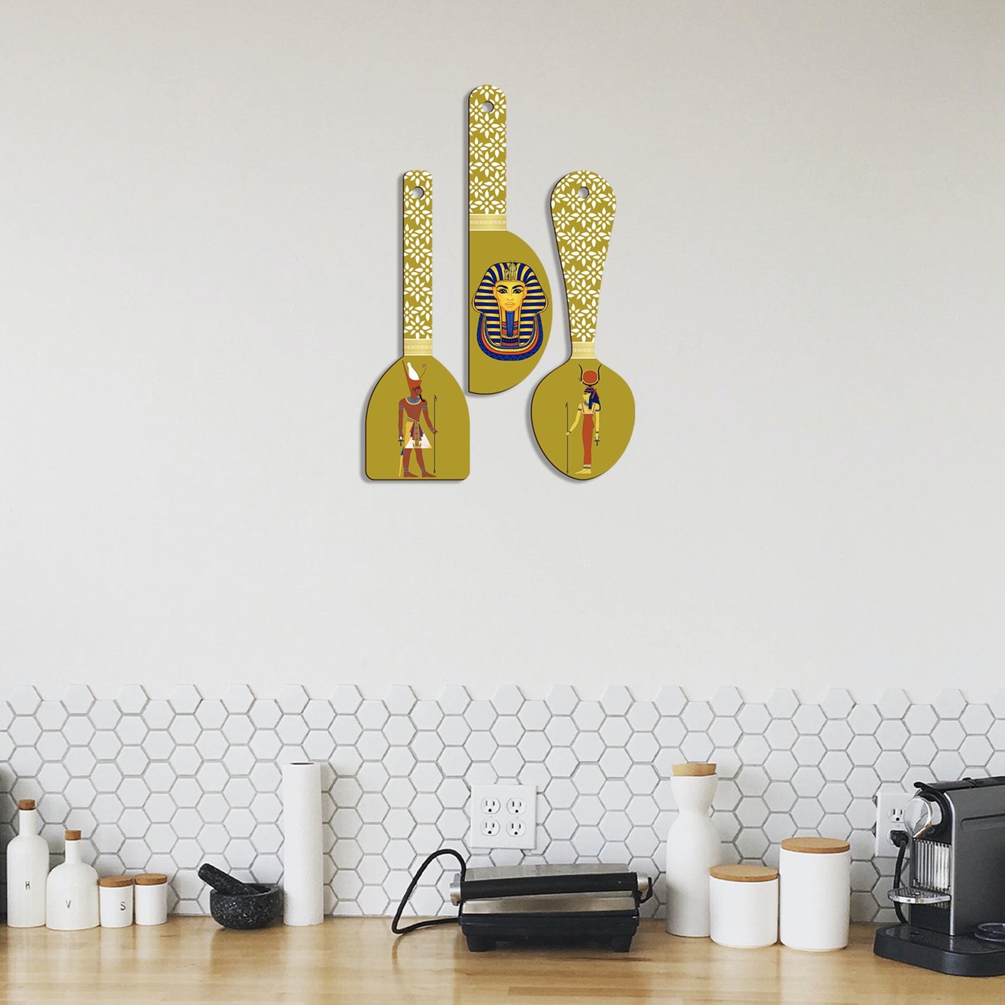 Spoon Shape Wall Hanging