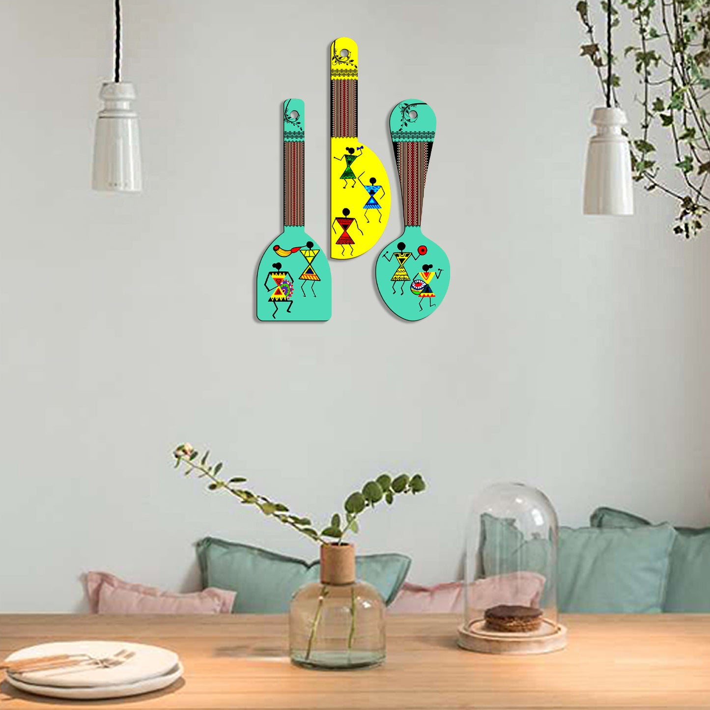 Spoon Shape Wall Hanging