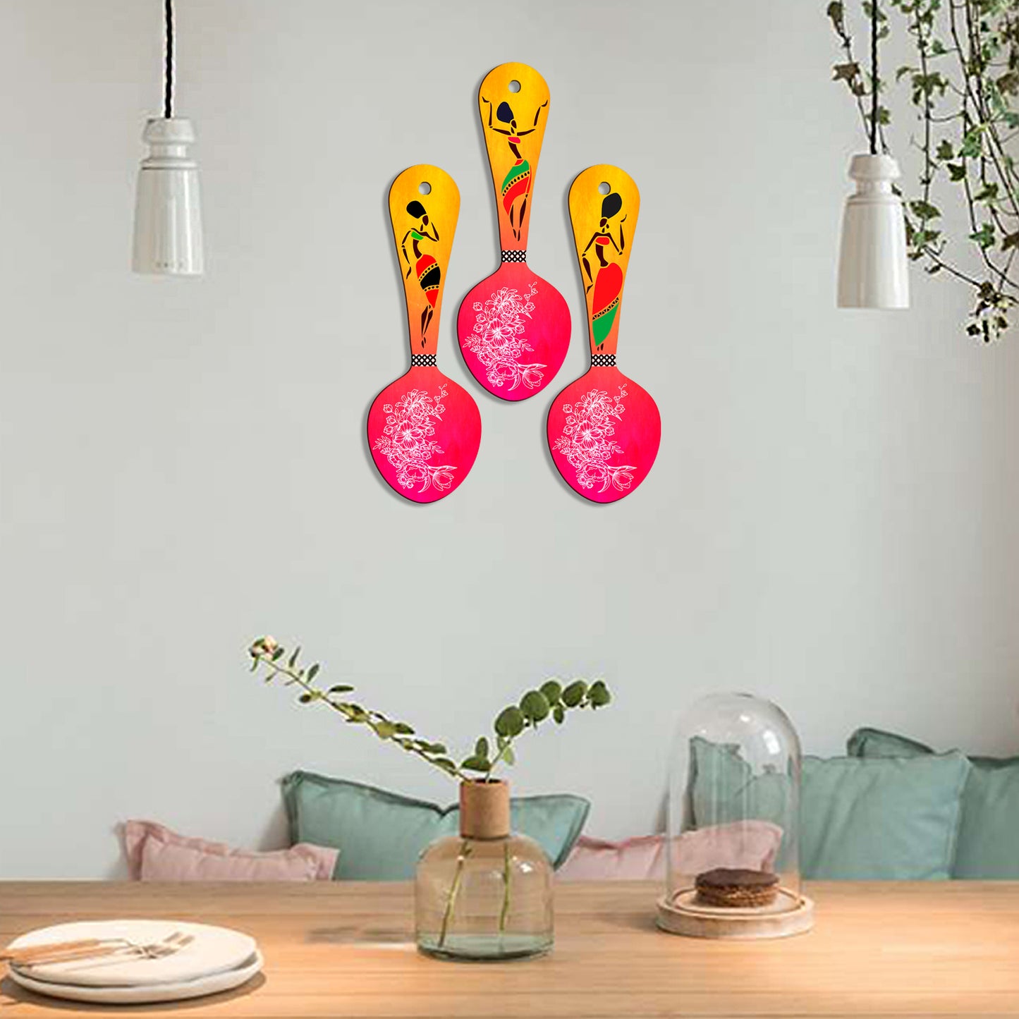 Spoon Shape Wall Hanging