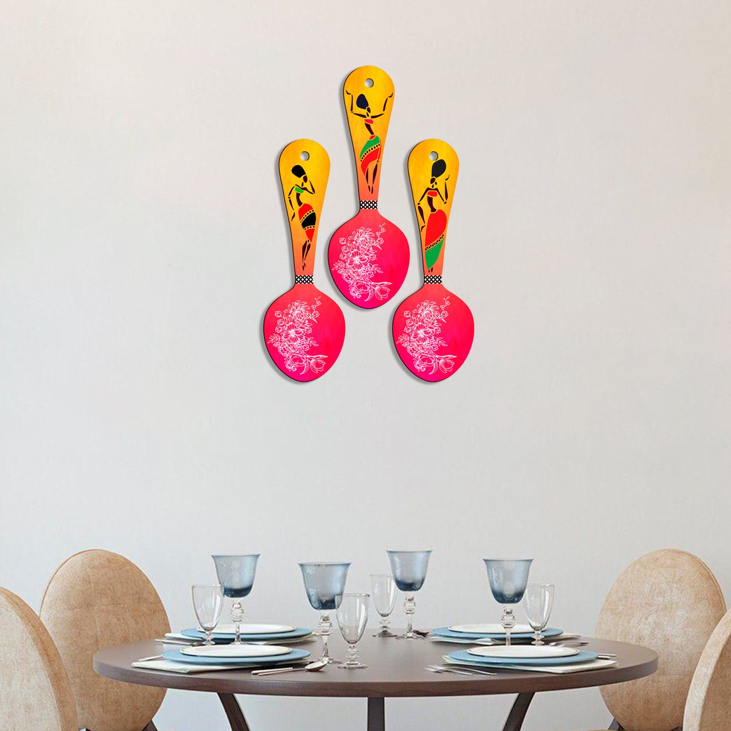 Spoon Shape Wall Hanging