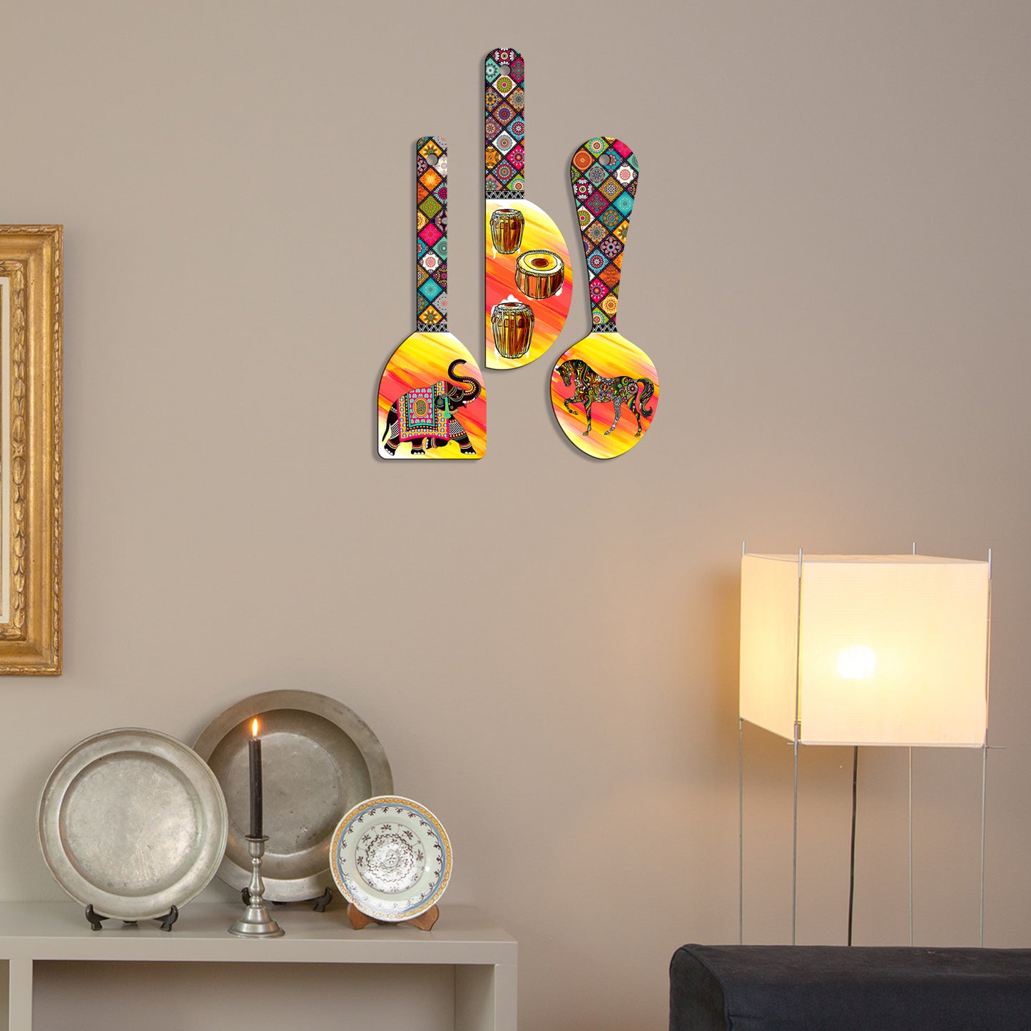 Spoon Shape Wall Hanging