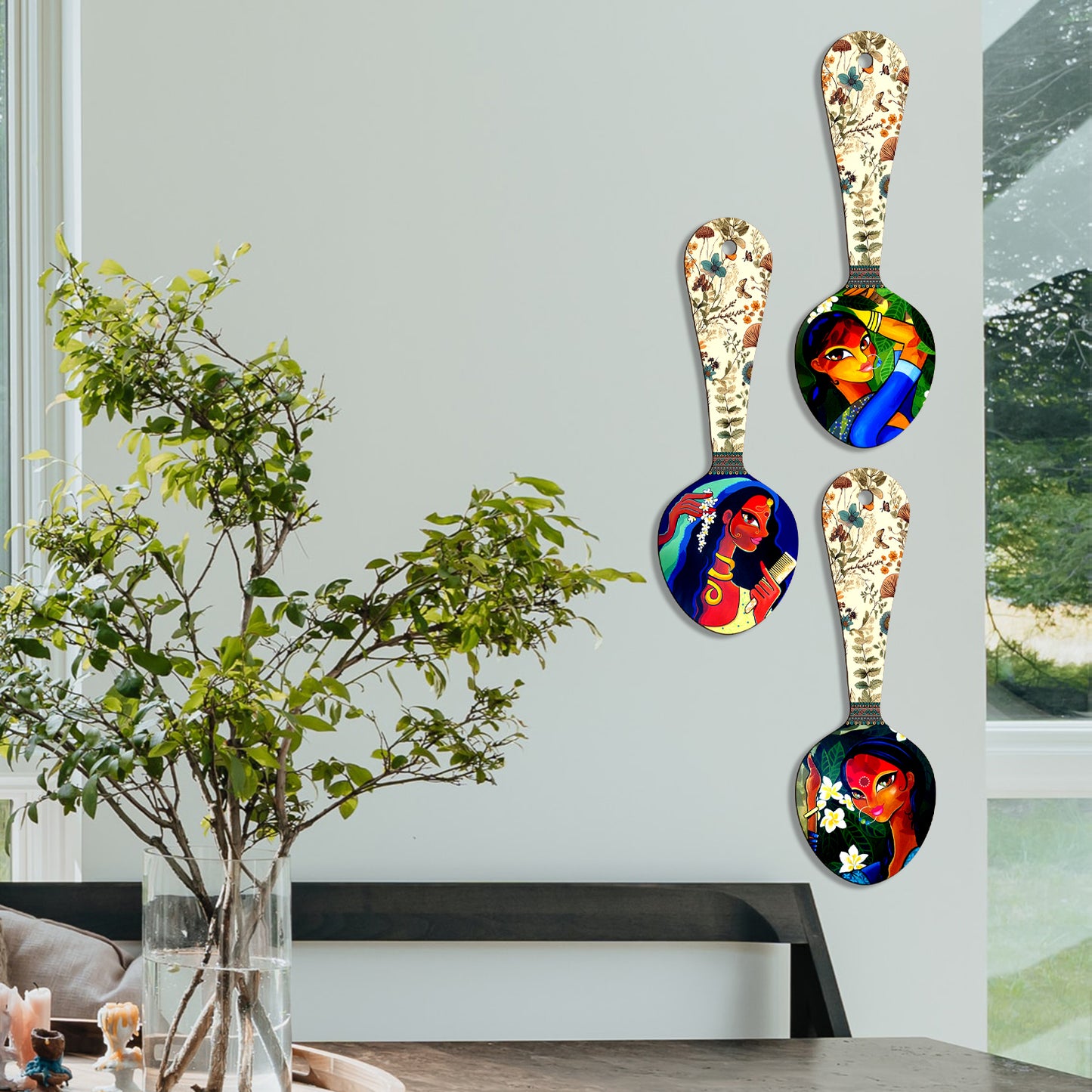 Spoon Shape Wall Hanging