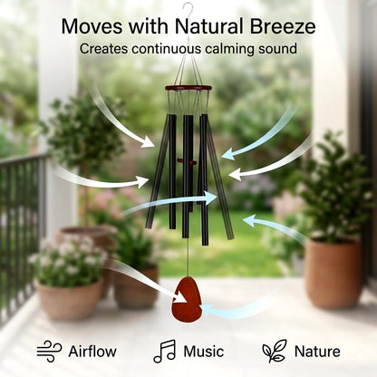 Wind-Chime-KS0502-Black