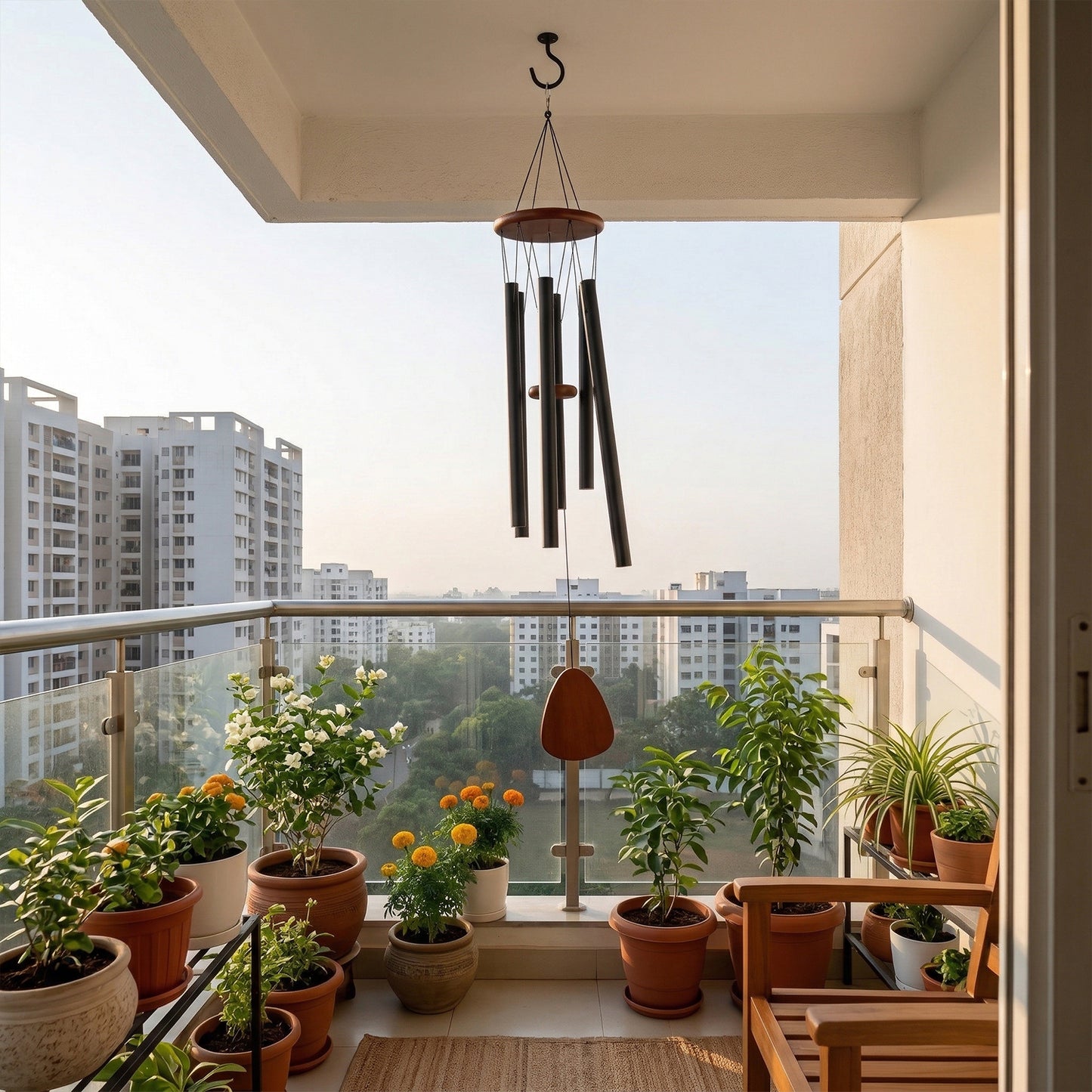 Wind-Chime-KS0502-Black