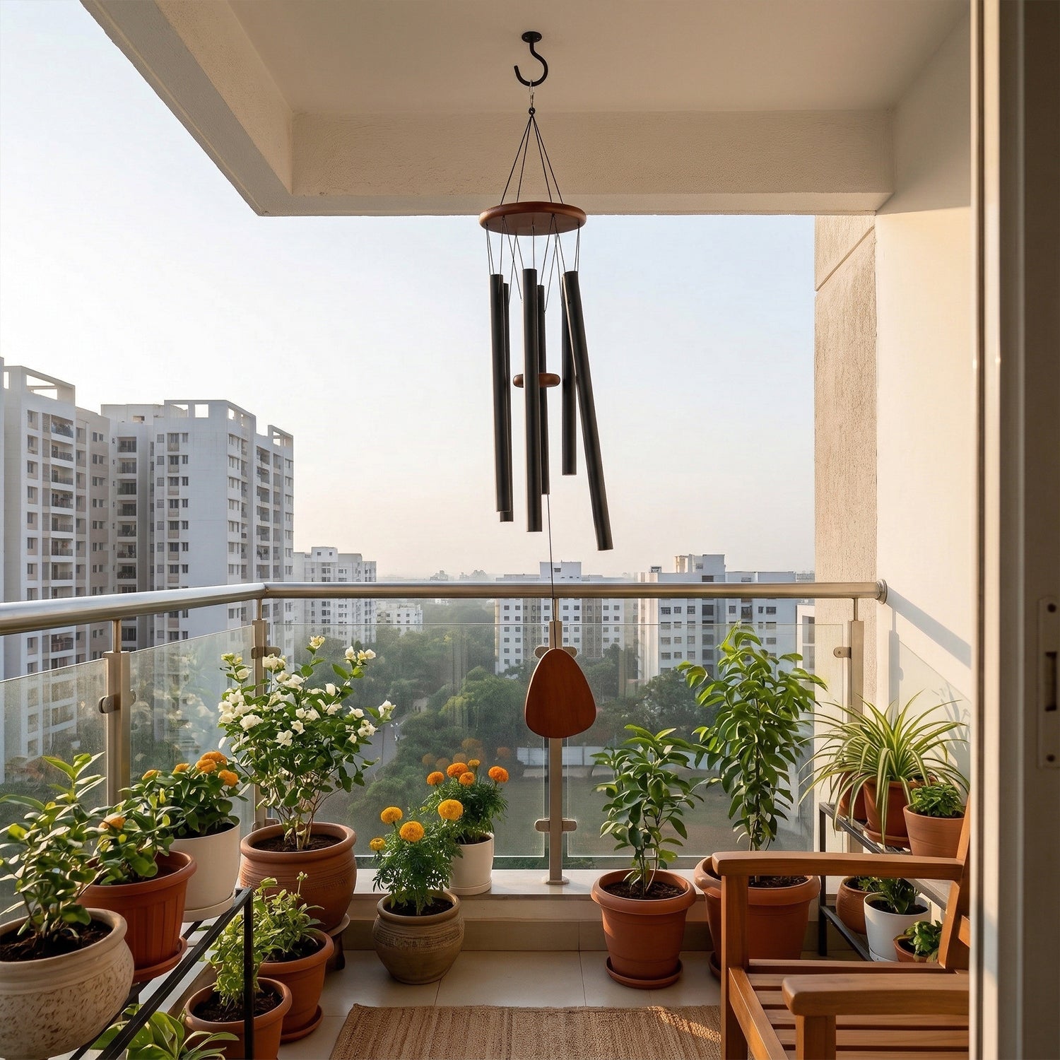 Wind-Chime-KS0502-Black