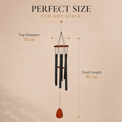 Metal Wind Chime (5-Tube, 95 cm) for Home, Balcony & Garden
