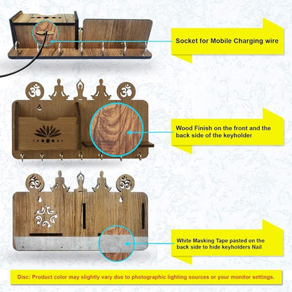 Yog Asana Pocket Key Holder