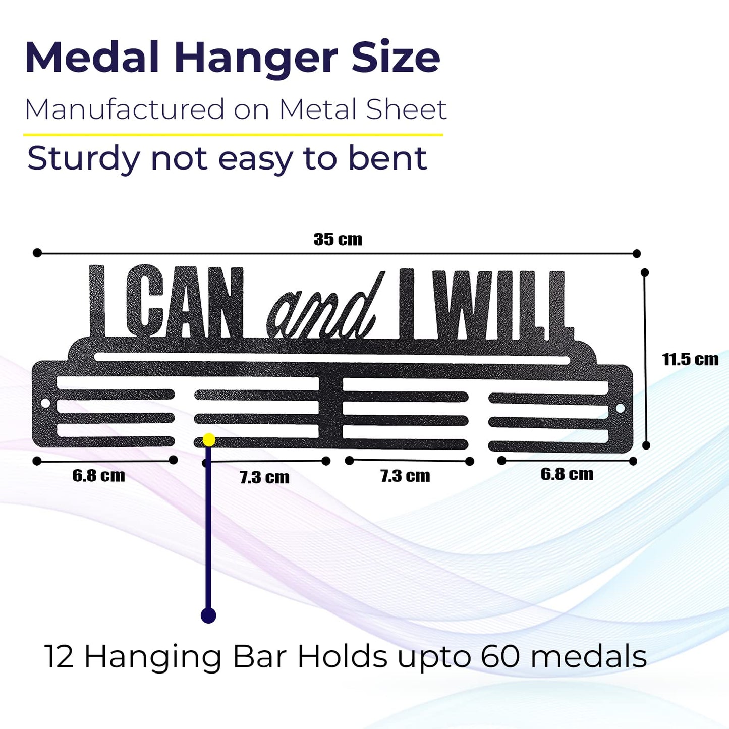 I Can and I Will Medal Holder