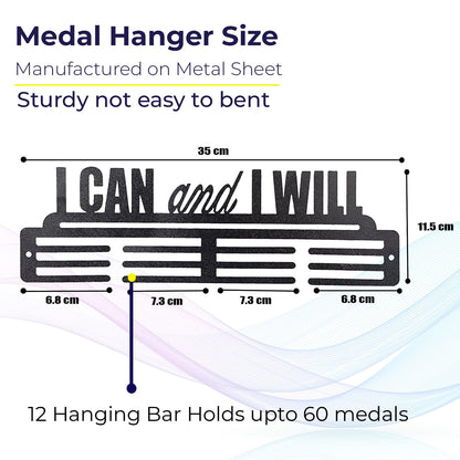 I Can and I Will Medal Holder