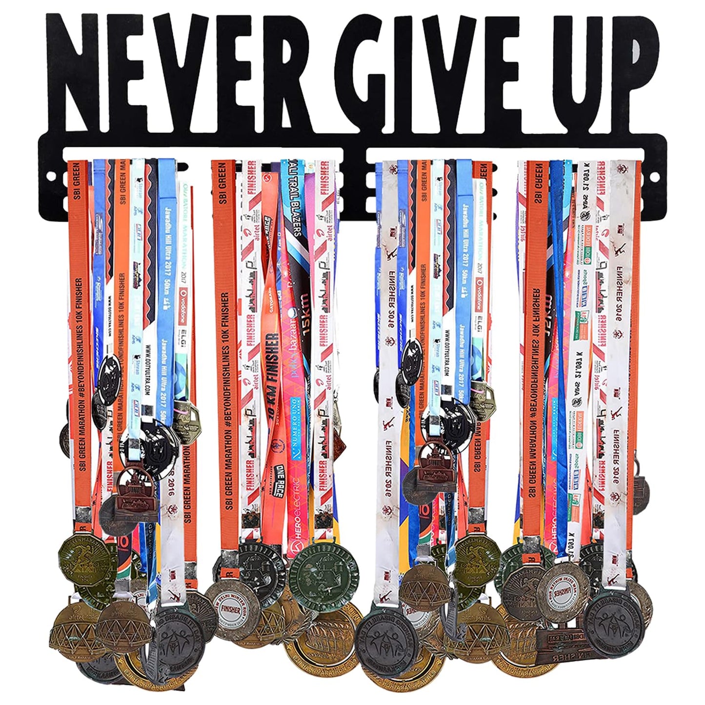 Never Give Up Medal Holder