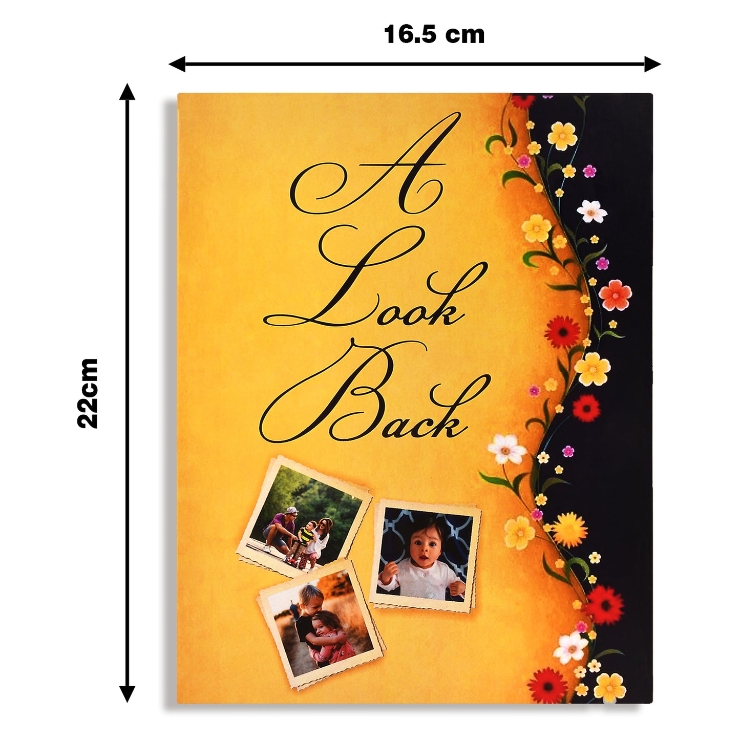 Alook Back Photo Album 5X7 Size Holds 72 Photos