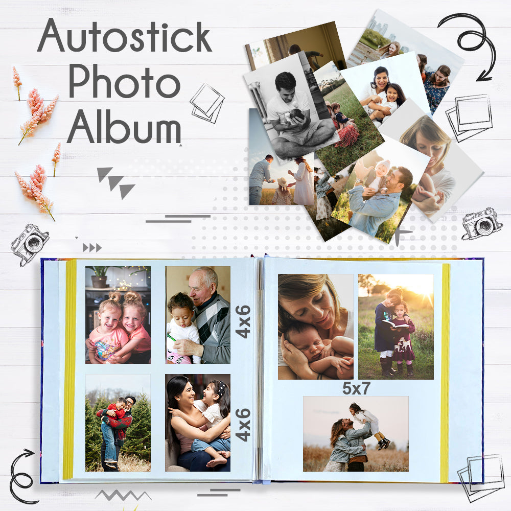 A Look Back Auto Stick Photo Album