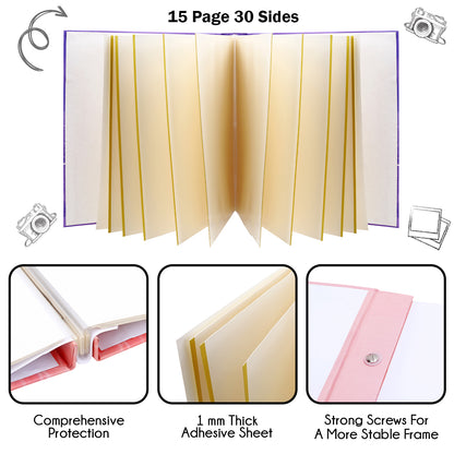 A Look Back Auto Stick Photo Album