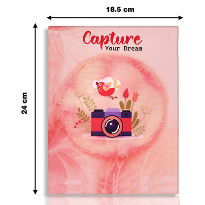 Capture Your Dreams Photo Album 4X6 Size Holds 72 Photos