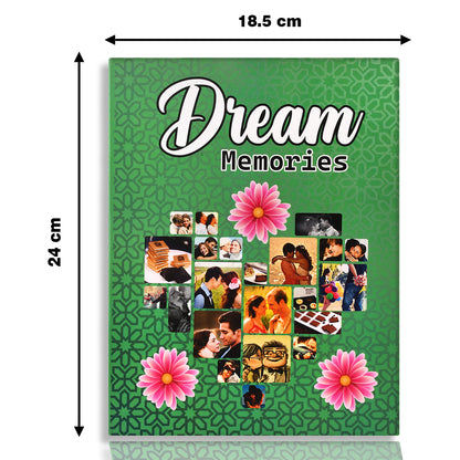 Green Dream Memories Photo Album 4X6 Size Holds 104 Photos