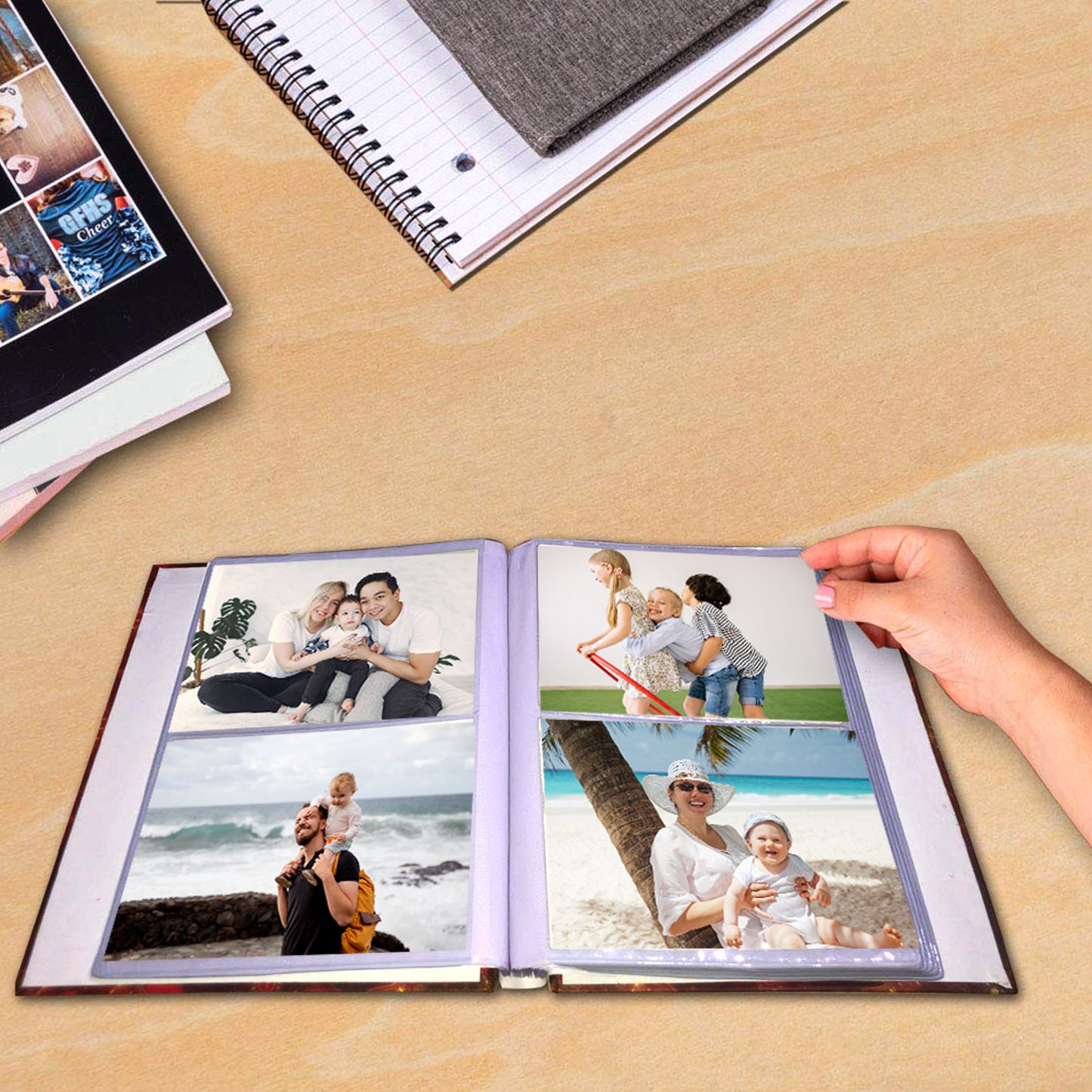 Lovable Memo Photo Album 6X8 Holds 100 Photos