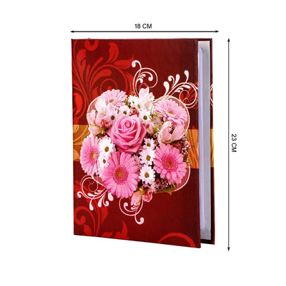 Pink Roses Photo Album Size 4X6 Holds 104 Photos