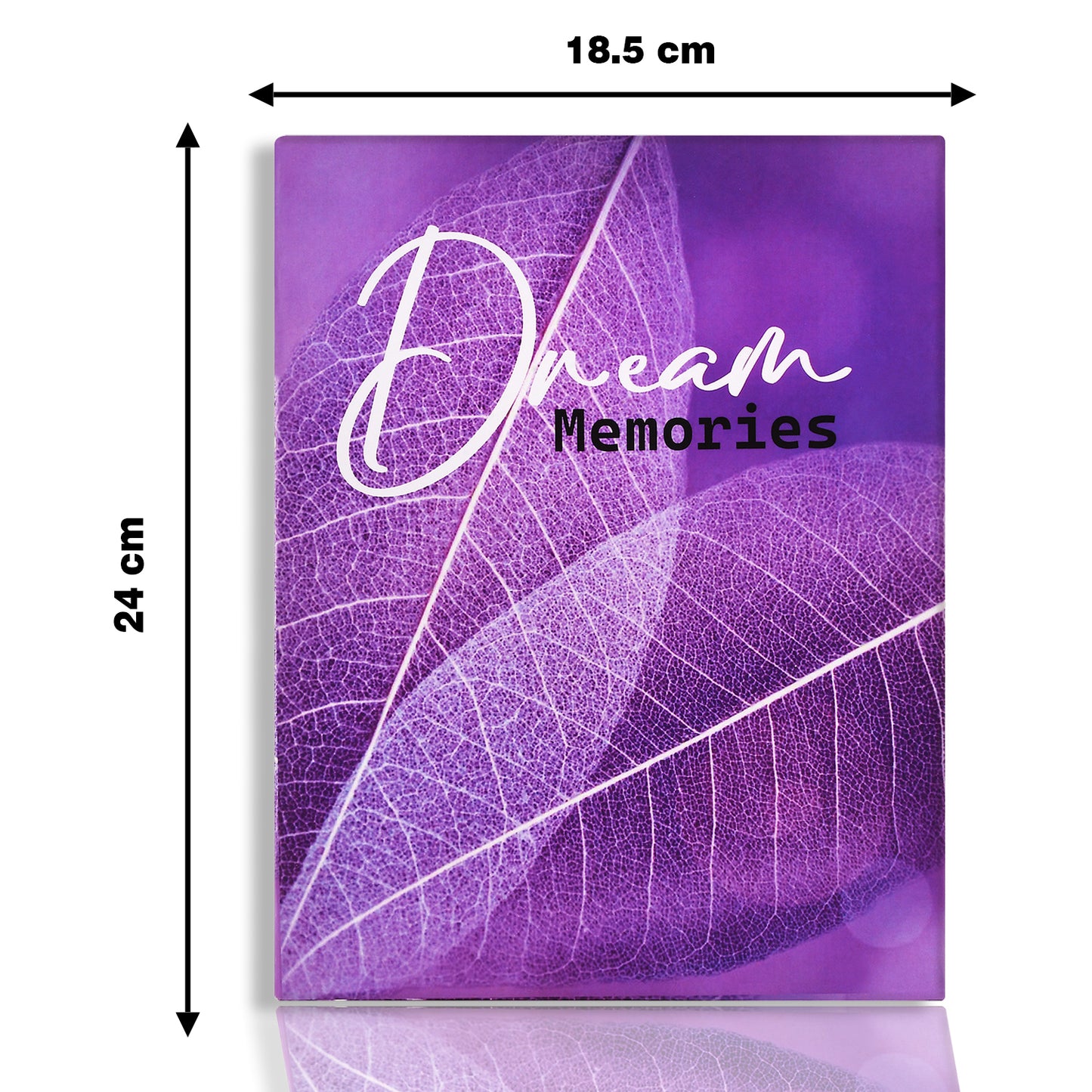 Purple Dream Memories Photo Album 4X6 Size Holds 72 Photos