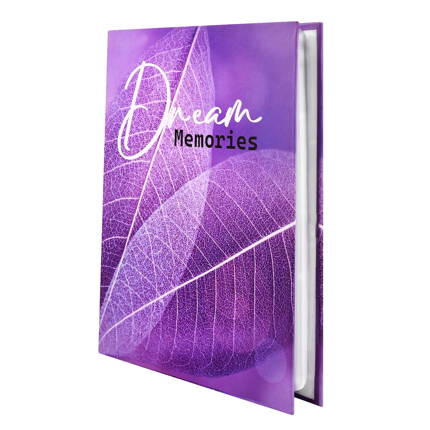 Purple Dream Memories Photo Album 5X7 Size Holds 72 Photos