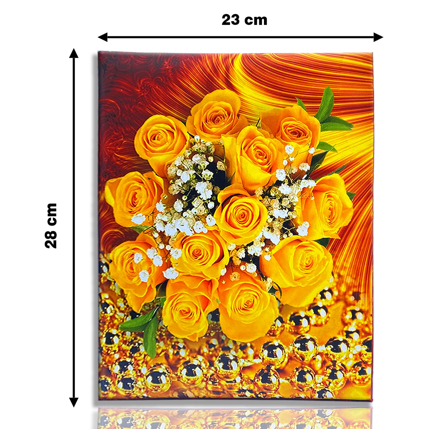 Yellow Roses Photo Album 5X7 Size Holds 100 Photos